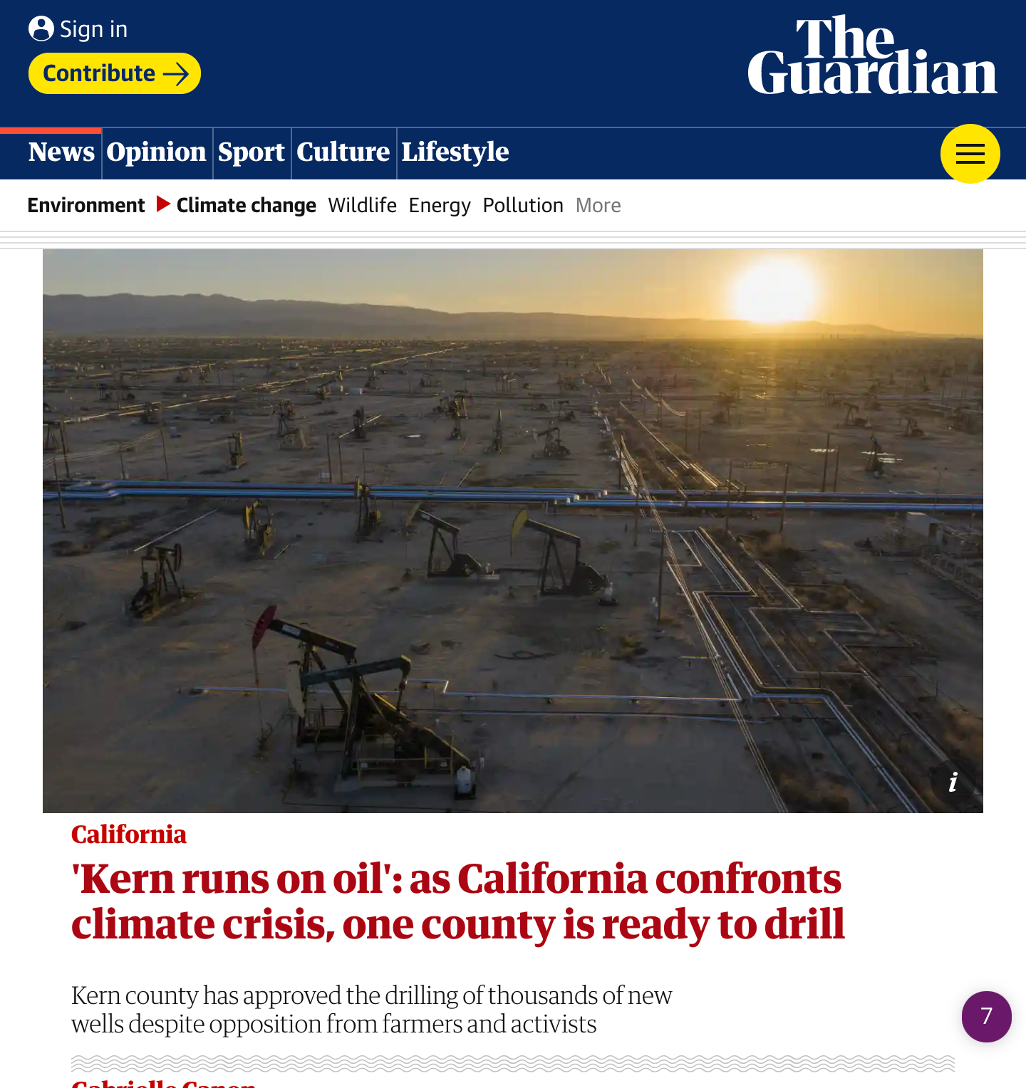 'Kern runs on oil': as California confronts climate crisis, one county is ready to drill