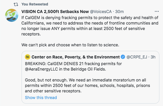 Gov Newsom Denies Fracking