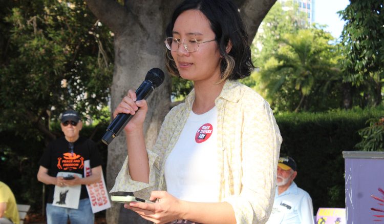 Frontline advocates rally in Sacramento for ‘Make Polluters Pay Climate Superfund Act’